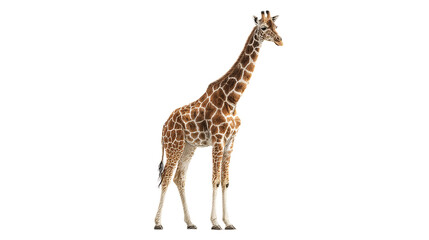 Obraz premium giraffe isolated on white