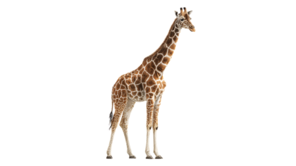 giraffe isolated on white
