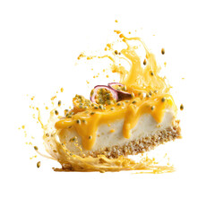 Vibrant Asian Inspired Capture Airy Mango  isolated on a transparent background