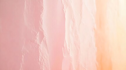 Delicate, draped fabrics in soft, pastel hues.