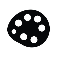 Fototapeta premium black dice isolated on white