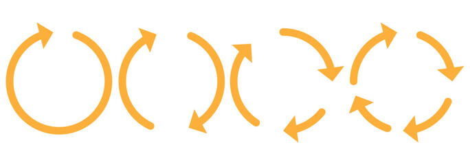 circle arrow icon isolated on white background  eps 10