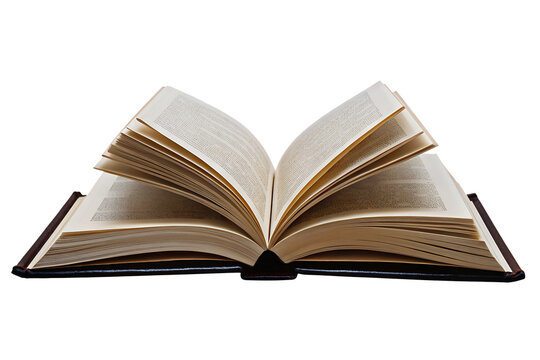 Open book isolated on white background PNG