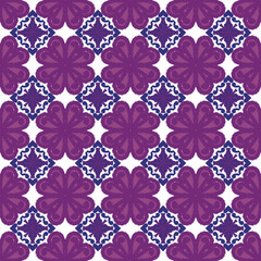 Mauve floral pattern