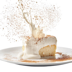 High Speed Photography Of Soaked Tres  isolated on a transparent background