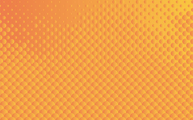 Abstract vector background featuring an orange and yellow gradient with a textured dot pattern. Dynamic backdrop perfect for digital art, web design, presentations, or graphic design projects.