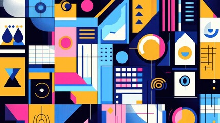 Project life cycle abstract concept vector illustration set. Project planning, design structure matrix, task assignment, business case, business analysis, visual representation abstract metaphor. ill