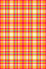 Vibrant summer plaid pattern in pink, orange, and turquoise. Perfect for textile design, fashion, or website backgrounds.  Evokes feelings of warmth, joy, and summer energy.