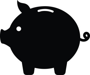 piggy bank with money