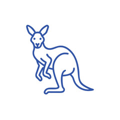 kangaroo vector illustration
