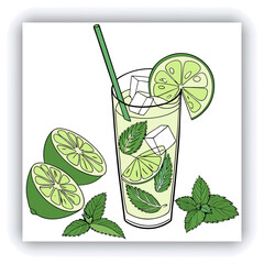 Banner image for design, web site. Watermelon drink in glasses and slices of watermelon on plate on light gray table background. Table top view with copy space