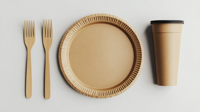 Disposable tableware set (1)