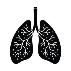 Transparent Lungs Releasing Colorful Mist