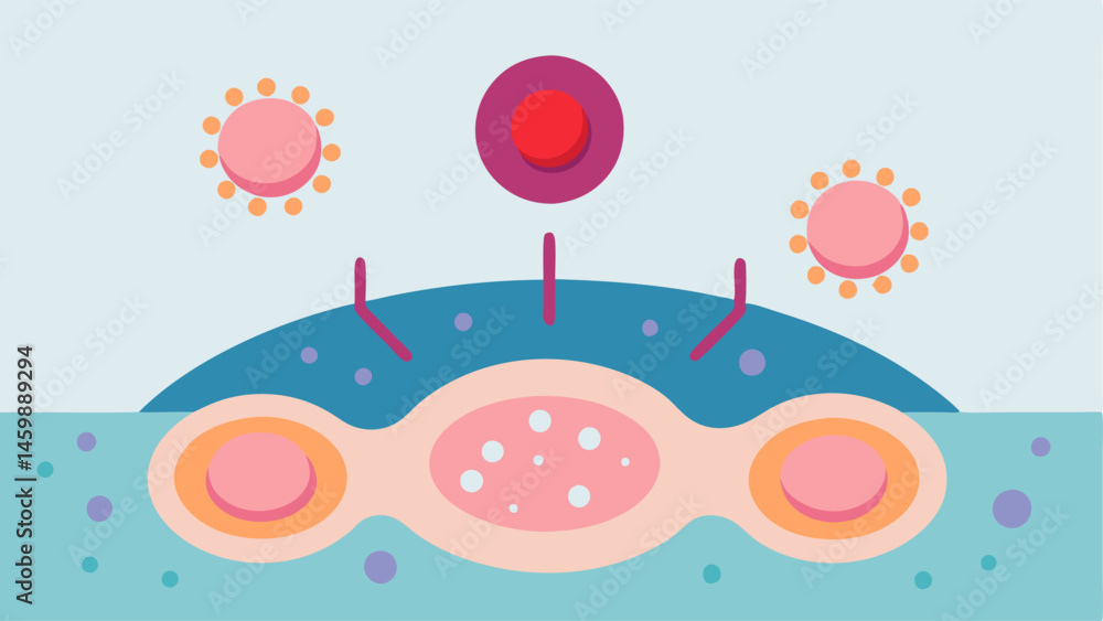 Poster microenvironment a depiction of the skin microenvironment with exosomes depicted working to improve 