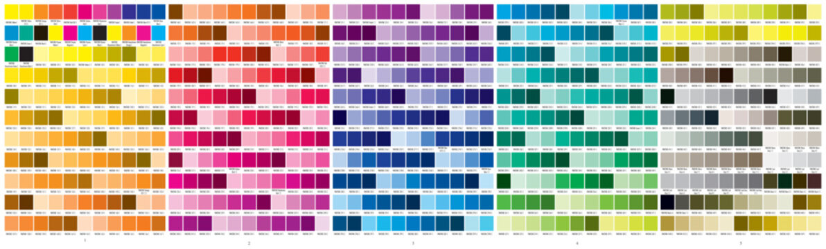 Color Palette Chart. Color Swatch book Template Chart for your design. Color Palette. Print Test Page. Pantone Color chart, palette. Color Codes. CMYK, Pantone,