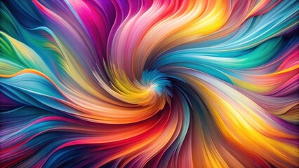 Obraz premium Vibrant Swirling Hues A Symphony of Color and Movement in Abstract Art