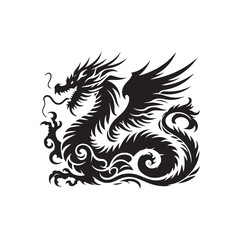 Fototapeta premium Dragon vector (3).eps