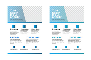 Professional modren medical flyer design