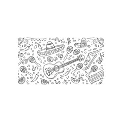 Illustration of a smiling cactus wearing a colorful sombrero celebrating Cinco de Mayo.