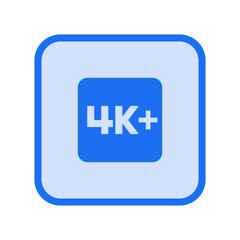 4K Plus Resolution Filled