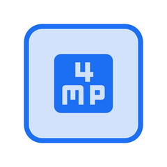 Obraz premium 4 Megapixel Camera Filled