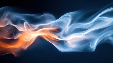 Obraz premium Abstract representation of clouds forming dynamic and fluid compositions