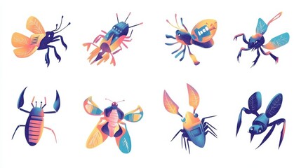 Fototapeta premium Application software abstract concept vector illustration set. E-commerce development, low code development, IT software testing, online shopping app coding, QA team, bug fixing abstract metaphor. il