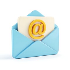 Email icon, online message concept