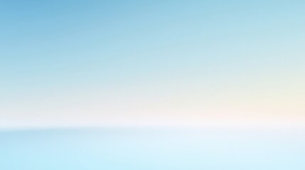 Fototapeta premium Serene Sky: A Pastel Blue Horizon