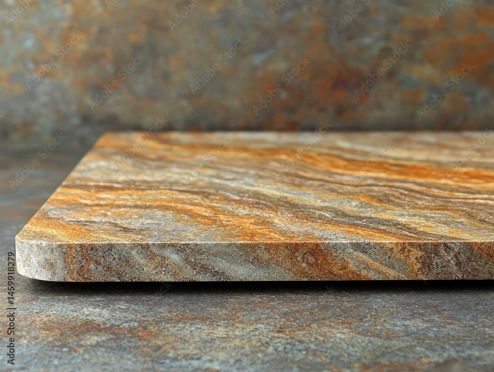 Poster rustic stone surface, ideal for product display, shows texture and color variations