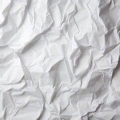 Obraz premium Abstract crumpled white paper creates dynamic texture and irregular patterns