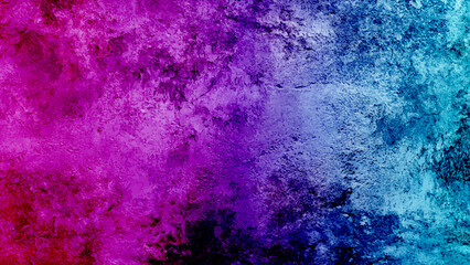 illustration Long purple mossy background, abstract purple khaki cracked background. old wall background in purple tones, peeling surface of wall in the form of abstract art, old wall shabby and mossy