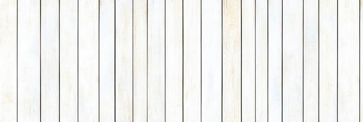 Whitewashed vertical wood planks.  Close-up view of a seamless, light-colored wooden wall.  Vertical lines create a consistent texture.  The color is predominantly white, with subtle variations
