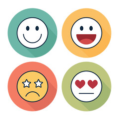 Emoji Faces and Emotions – Smiley, Love, Stars, and Reactions