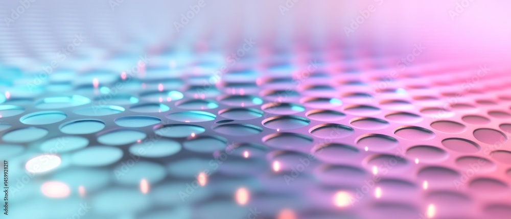 Poster abstract circular pattern surface pink blue soft texture background