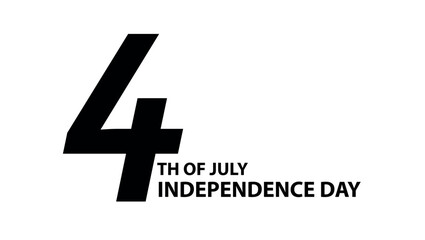 4th of july america independence day lettering design. fourth july of usa text for banner, special offer, sales, shopping template, web ,poster, banner, advertisement, social media etc png and vector