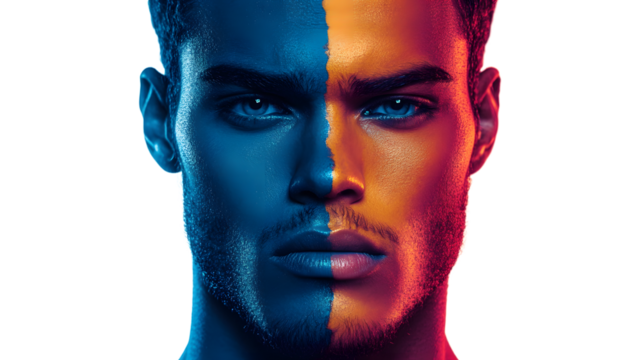 Suppressing emotions and expressing something that is not truly oneself. Hiding true feelings. Conforming to others expectations. The good and bad sides.