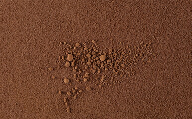 cocoa powder background and texture