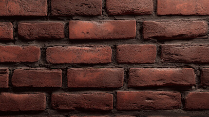 Fototapeta premium Red Brick Wall Texture Rough Surface Details for Design