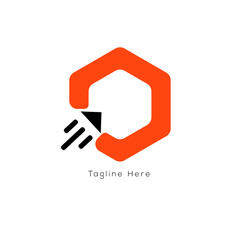 Modern Abstract Tech Logo Design, Digital  Business Branding Icon