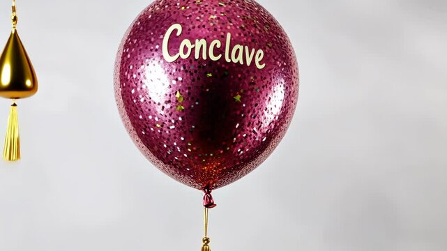 Celebratory Conclave, A Glittering Balloon Symbolizing Gatherings