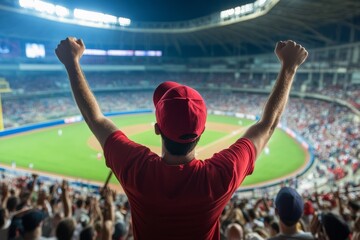 Night Baseball Game, A Fan's Euphoria