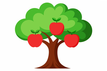 tree with apples