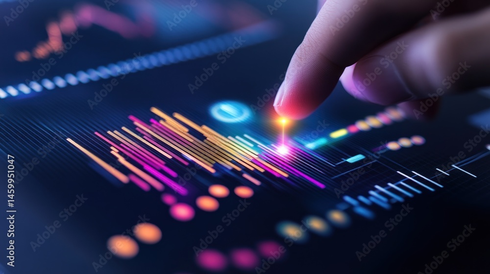 Poster Interactive data visualization on touchscreen display