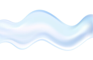 Glossy sugary flow drip.