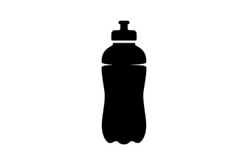 Black silhouette of a reusable water bottle icon