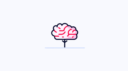 Conceptualize the Human Brain: A vivid visual representation of a brain, depicted as a stylized illustration, offers a unique perspective on mental processes and intellectual concepts.