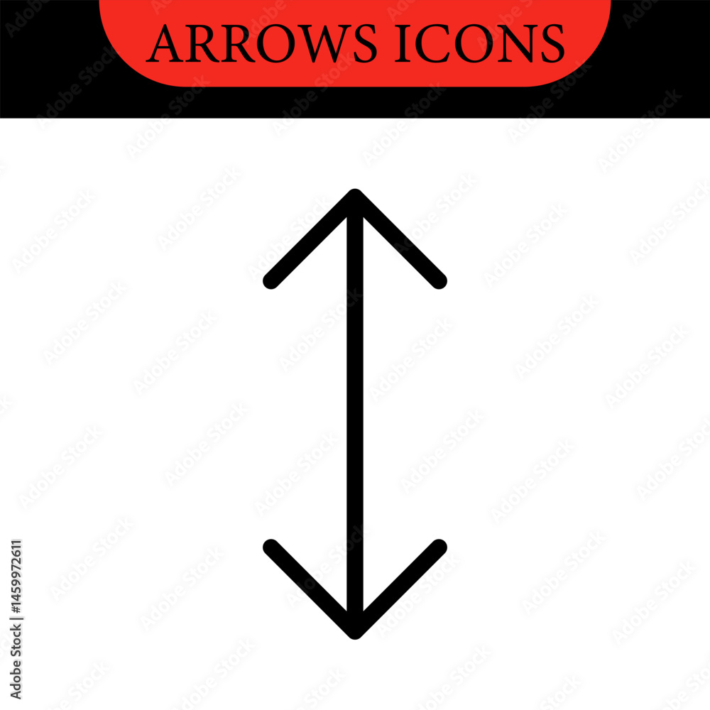 Aufkleber arrows big black set of web icons in line style. arrow collection signs for web and mobile app. arro