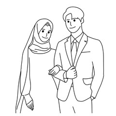 businessman and businesswoman