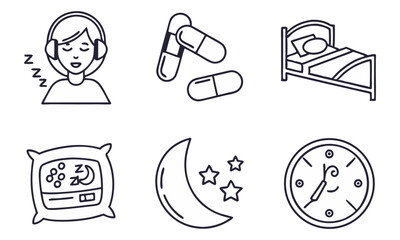 A hand-drawn vector set of food icons for design